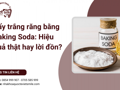 Tẩy trắng răng bằng Baking Soda: Hiệu quả thật hay lời đồn?