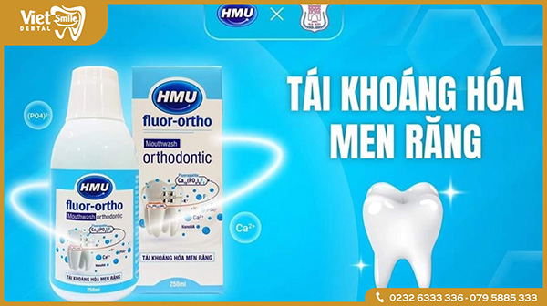 Nước súc miệng HMU Fluor Ortho